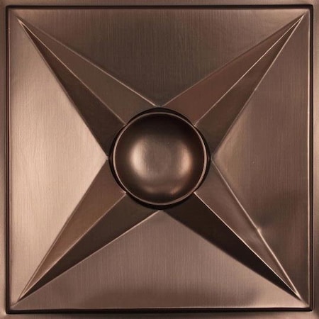 Ceilume Circle Star 2ft x 2ft Bronze Ceiling Tile V1-CIRSTR-22BBR